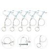 Operitacx 10pcs Safety Coupler Pin for Trailers Long Quick Release
