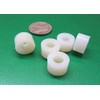Natural Nylon Spacer, Unthreaded, 1/4" Screw Size x .500" OD