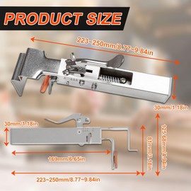 2 Pack Drawer Front Installation Clamps, Drawer Clamps for Drawer Panel Installation Fixing Clips, Adjustable Drawer Fixing Clamp for Woodworking, Easy, Labor-Saving, and Efficient Drawer Fixing Clip