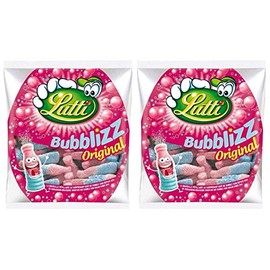 French Lutti Original Bubblizz Bubblegum 250g From France Pack of 2