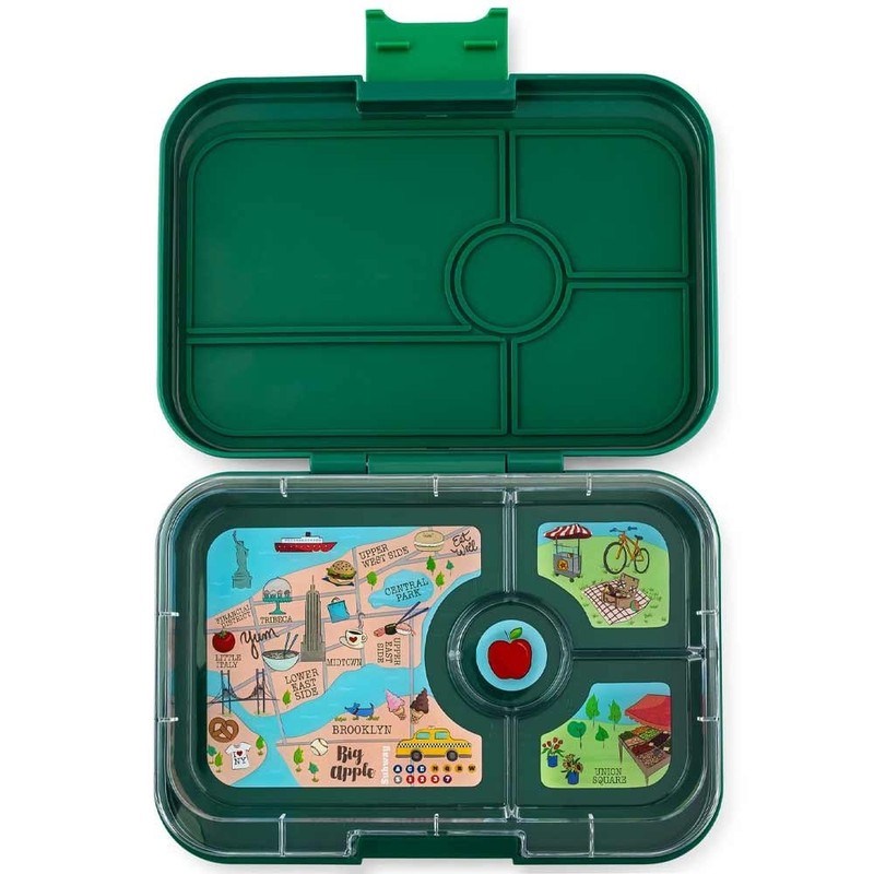 Yumbox Lunch Box Tapas 4 Compartment, Seville Purple (Rainbow)