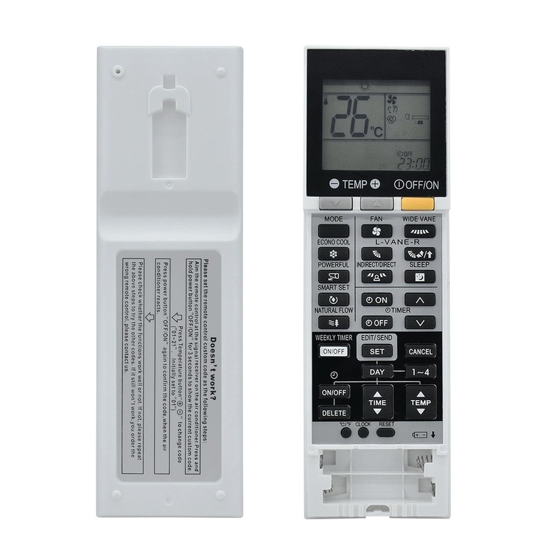 Replacement Remote Control for Mitsubishi Electric AC Air Conditioner SG15F