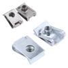 YINETTECH 80Pcs Thread Clip Nut Set, U-Shaped Nut M4 M5