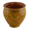 Treasures Of Morocco Handmade Ceramic Flower Pot Moroccan Indoor Outdoor