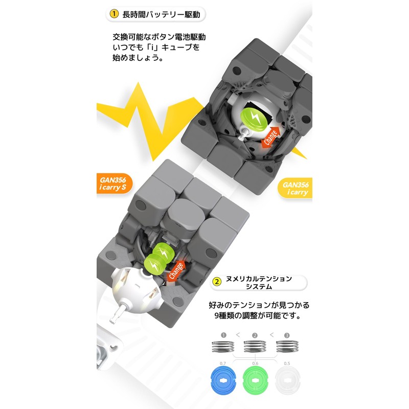 Gancube GAN 356 i carry S Stickerless Smart Cube Cube