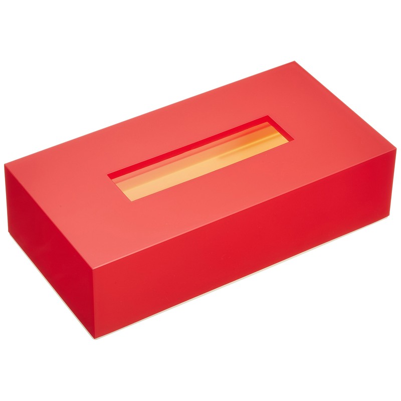 Tatsu-Craft Tissue Box Case Color R Red Tissue Case Car