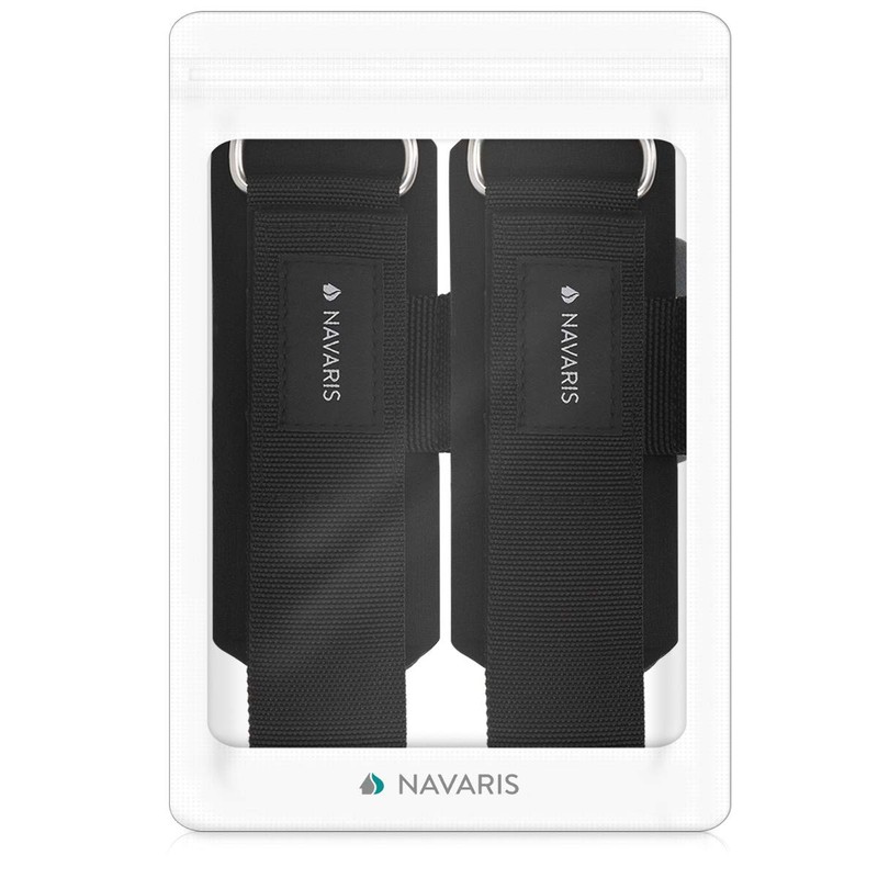 Navaris Power Grip Strap Wrist Supporter - Wristband Training Gloves