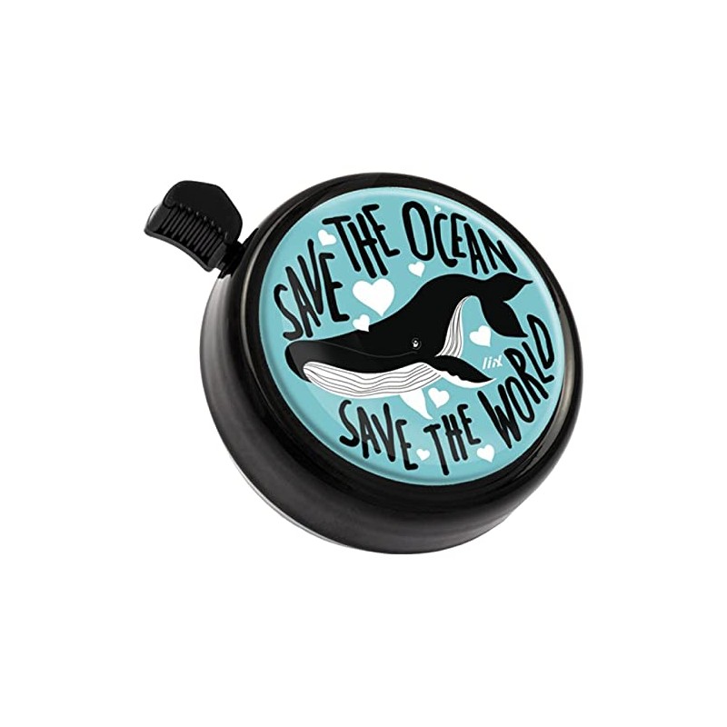 Liix Big Colour Bell 2021 Whale Design with Saying Save