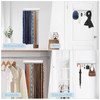 Tie Rack Belt Hanger Wall Mounted, Lomrsiul Non Slip 180