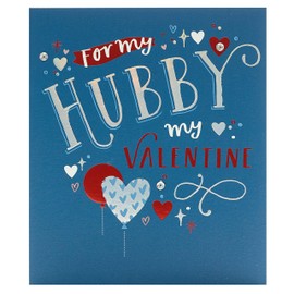 UK Greetings Valentine's Day Card for Husband - Foil Design