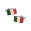 MRCUFF Ireland Irish Flag Pair Cufflinks in a Presentation Gift