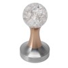 Crystal Ball Coffee Flat Tamper Stainless Steel Base Powder Hammer