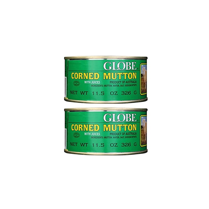 Globe Corned Mutton with Juices (Pack of 2 x 11.5