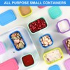 Caperci Small Food Containers with Lids Set of 8, 4pcs