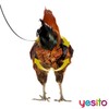Yesito Chicken Harness Hen Size with 5.5ft Matching Leash –