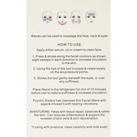 Psychic Sisters Black Obsidian Holistic Face Wand