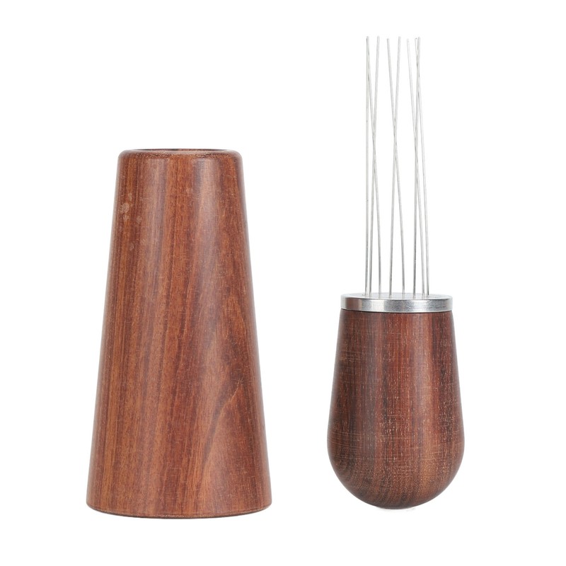 Coffee Stirrer Distribution Tool Stainless Steel Wood Handle Coffee Stirrer