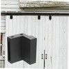 TEHAUX Flat Track Barn Door Stop Durable Zinc Alloy Sliding