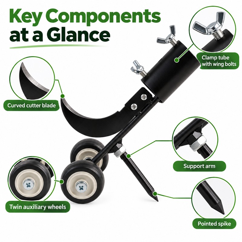 Heavy-Duty Garden Weeder Tool for Lawn Care – Manual Root