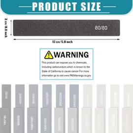 Honoson Pack of 20 Sanding Rods for Plastic Models Polishing Assorted Metal and Wood Polishing Rods Model Making Tool Mini Finger Grinder for Crafts (Low and High Grain, Classic Style)