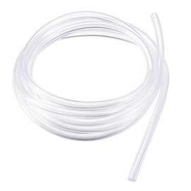 sourcing map PVC Hose Tube, 3mm(0.11") ID x 5mm(0.19") OD 1.5m/4.9ft Clear Vinyl Tubing, Plastic Flexible Water Pipe