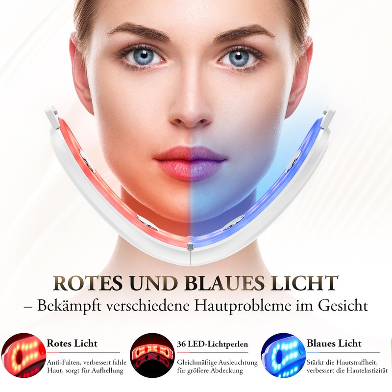 Electric V-Face Shaping Massager, ANLAN Double Chin Remover, 9 Intensity