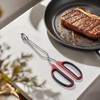 HINMAY Stainless Steel Scissor Tongs 10-Inch and 12-Inch Set, Set