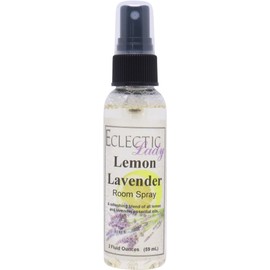 Lemon Lavender Room Spray, 2 Ounces, No Artificial Colors, Parabens, or Preservatives - Fragrant Aromatic Room Mist For Home, Room, Office, Made With Essential Oils