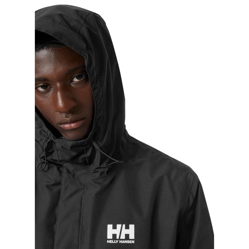 Helly Hansen Men's Seven J Waterproof Windproof Breathable Rain Jacket,