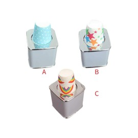 ZHANGLI Paper Cup Dispenser 3 Ounce Bathroom Container Organizer Dustproof Automatic Home Hotel Tool Rack Storage Desktop Durable