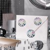 FYSUIMU 500Pcs Laser Disco Ball Sticker Holographic Paper Decal Sparkly