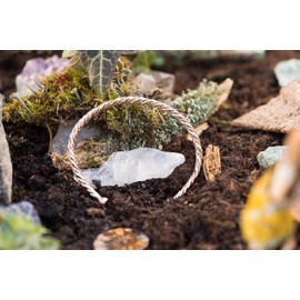 Torin Bangle Diameter 6.4 cm Viking Bracelet Hand-Forged Antique Bronze, Bronze