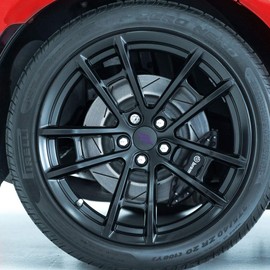 IPG for 2017-2019 Dodge Challenger Hash Rhombus Center Cap Overlay Decals Set of 4 (Lavender)