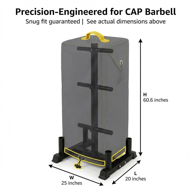 CAP Barbell Rack Cover - 20"Lx25"Wx60.6"H