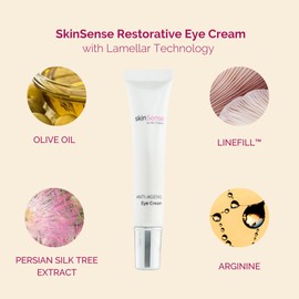 SkinSense's Anti-Ageing Restorative Eye Cream 15ml, Brightening Eye Repair, Anti-Ageing Eye Cream, Moisturising Eye Concentrate