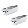 2PCS Silver Stainless Steel Strawberry Huller Fruit Stem Remover Home