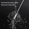 AIMALL Semi-Automatic Stainless Steel Whisk, Hand Push Egg Beater and