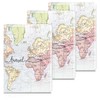 kwmobile 3 x Passport Plastic Protective Cover Black Multicoloured –