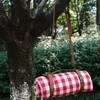 UFURMATE Picnic Blanket Carry Strap, PU Leather Carry Strap with
