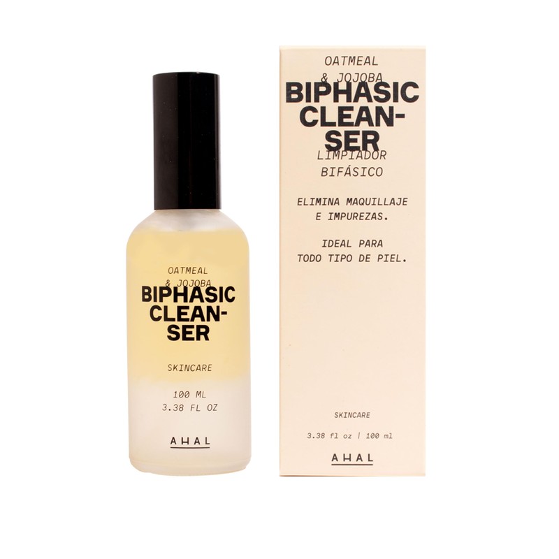 AHAL Desmaquillante Bifásico Avena y Jojoba Agua Micelar 100 ml