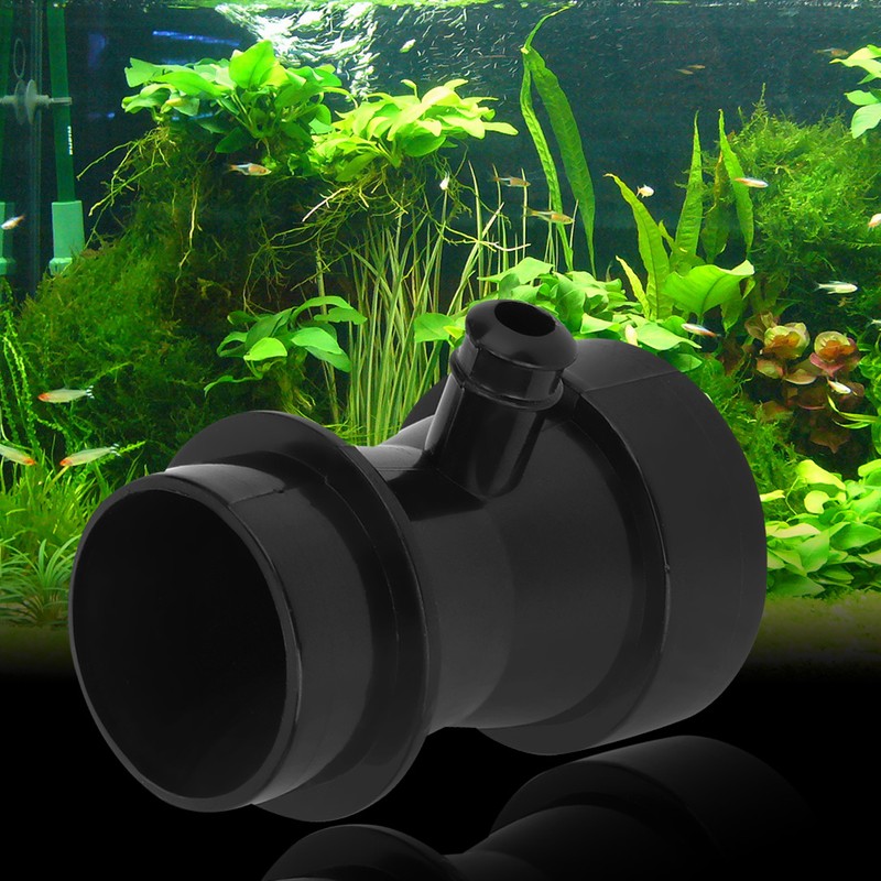 Plastic Black Aquarium Protein Skimmer Separator Venturi Tube DIY Air