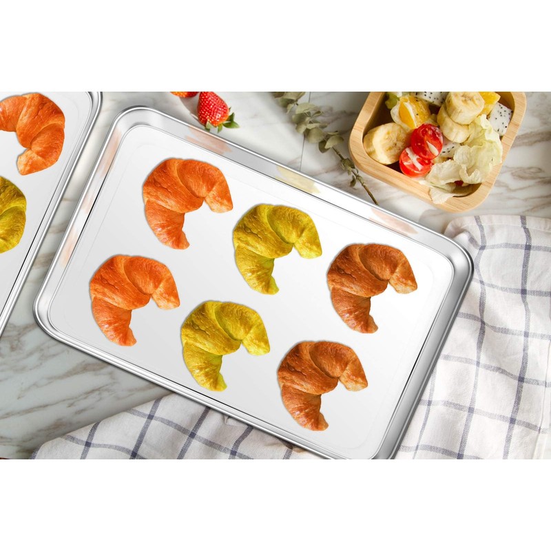 Baking Sheet, Yododo Stainless Steel Baking Pans Tray Cookie Sheet