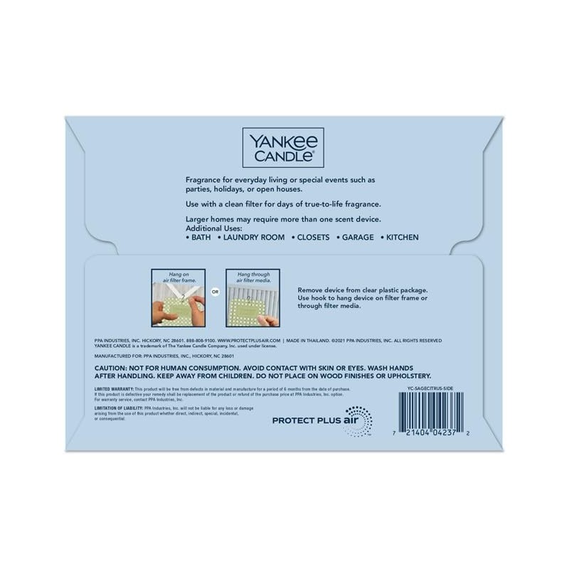 Catching Rays Yankee Candle Whole Home Air Freshener (4 Pack)