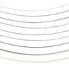 DUR Chains 925 Sterling Silver rhodium plated all variations Ladies,