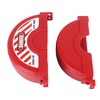 2Pcs Standard Gate Valve Lock Handwheel Fixed Engineering Plastics Lock