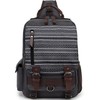 Leaper Retro Messenger Bag Canvas Crossbody Bag Shoulder Bag Travel