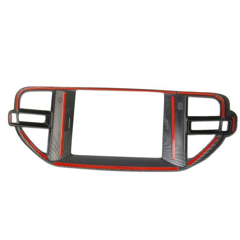 crosselec Carbon Fiber Interior GPS Navigation Panel Frame Air Outlet