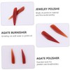 KONTONTY 3 Pcs Agate Polishing Tool Set Professional Burnisher for