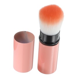 WOONEKY Retractable Makeup Brush Multicolor Soft Hair Brush for Loose Powder Eyebrow Eyeshadow Cute Appearance with Cylindrical Tube Easy to Clean Random Color Random Color