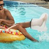 Clheatky Adult Waterproof Foot Cast Cover, Reusable Watertight Ankle Cast